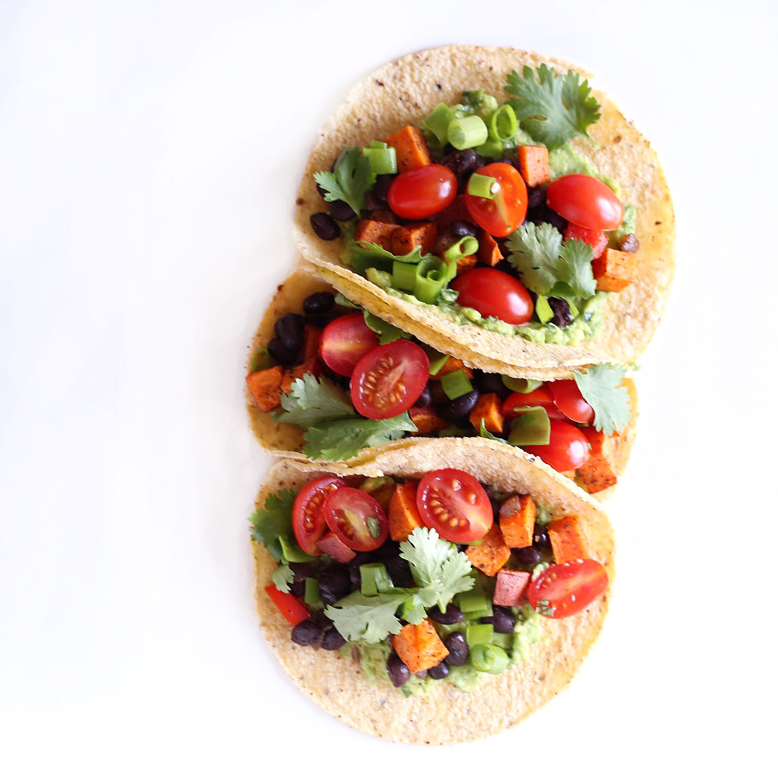 sweet potato + black bean tacos -Clean Food Dirty City