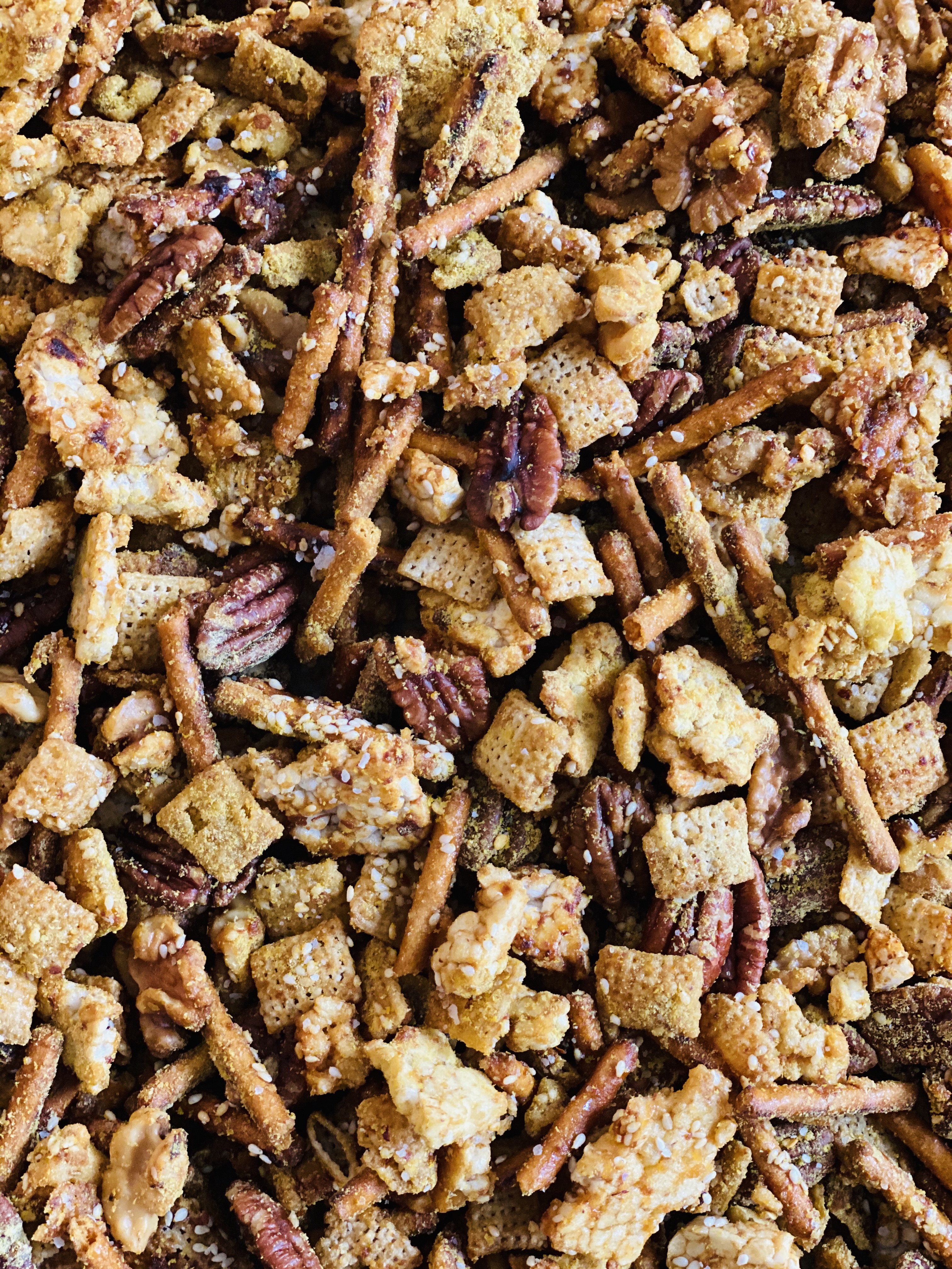 sweet salty party mix (aka gf homemade chex mix) -Clean Food Dirty City
